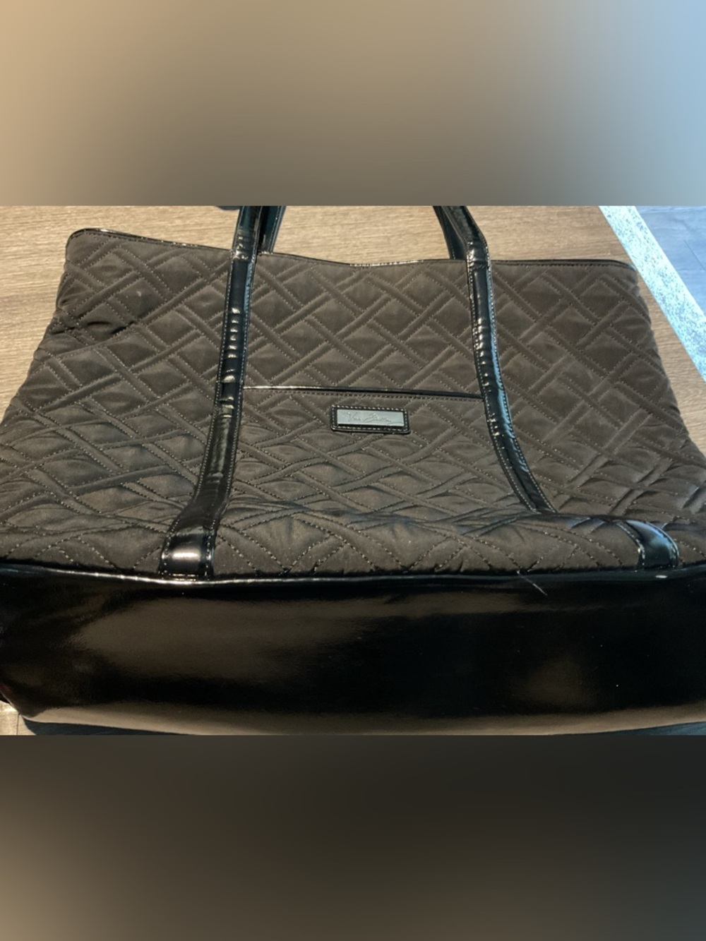 Vera Bradley Black Quilted 5piece BUNDLE - Good Used Condition MSRP: $425+ - Picture 9 of 16